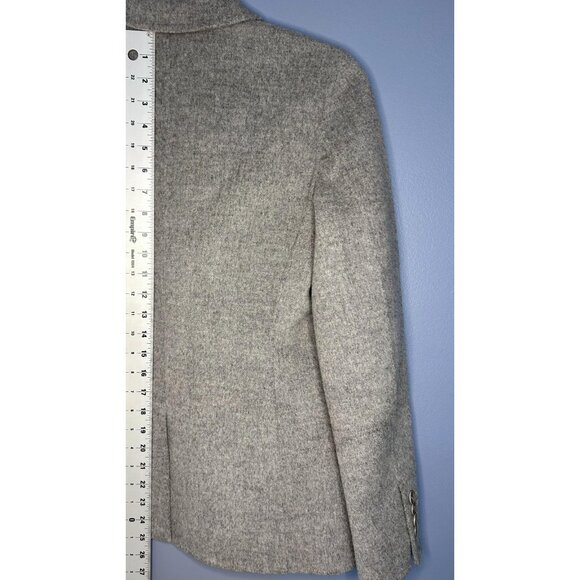 Talbots Blazer Womens 4 Gray Wool Tailored Jacket Classic Career Casual Pockets - Picture 8 of 15